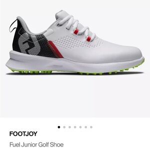 Footjoy Fuel Junior Gold Shoe, size 6, excellent condition!